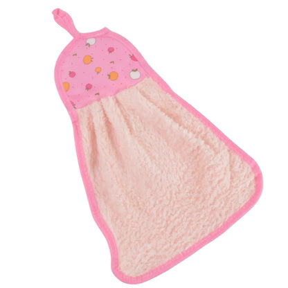 Microfiber Wash Basin Hanging Hand Kitchen Towel Napkin With Loop - Zidbik