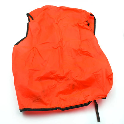 7453 Economy Safety Vest Soft Vinyl With Tie Closure For Identifying Staff And Volunteers Adult Pvc Safety Vest High Visibility For Outdoor Operator - Zidbik