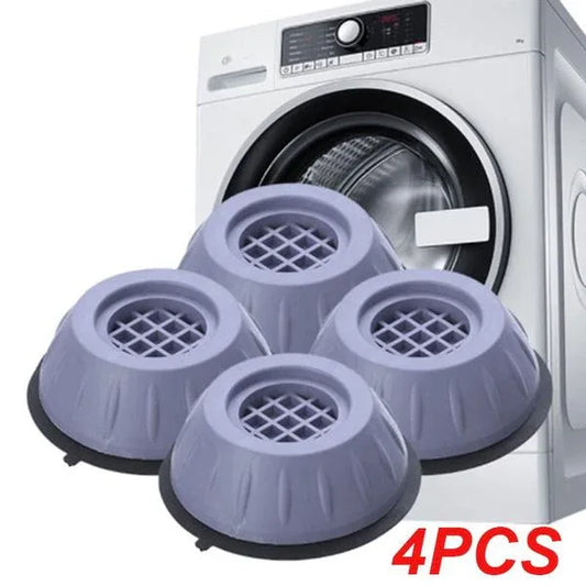 4657 Washer Dryer Anti Vibration Pads With Suction Cup Feet - Zidbik