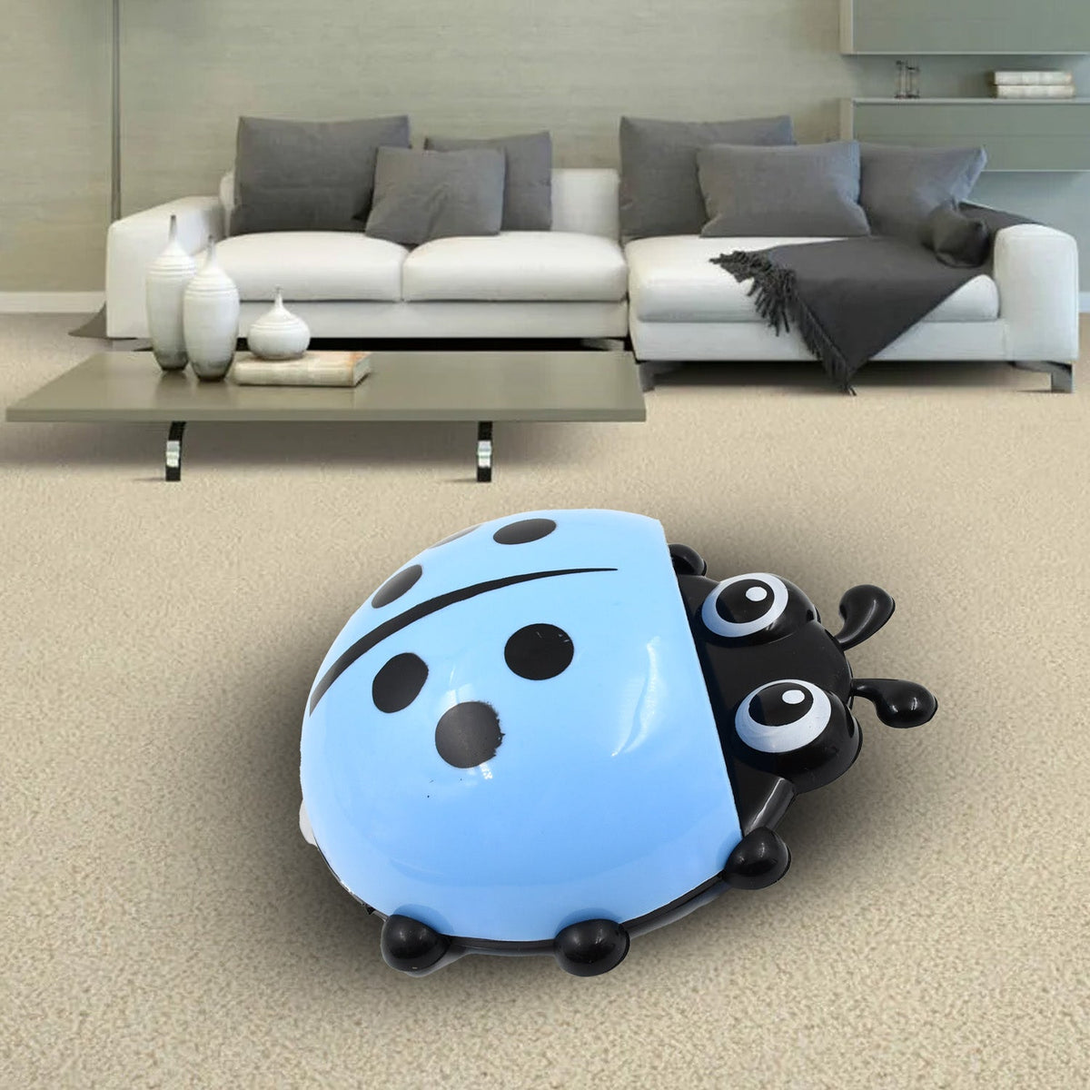 Ladybug Toothbrush Holder - Fun and Functional Bathroom Accessory (1 Pc) - Zidbik