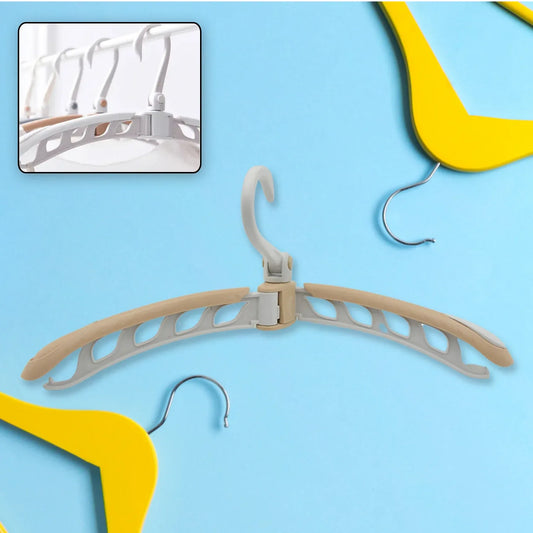 0279 Portable Folding 360 Degree Rotating Clothes Hangers Travel Foldable  Adjustable Accessories Foldable Clothes Hangers Drying Rack For Travel (1 Pc) - Zidbik