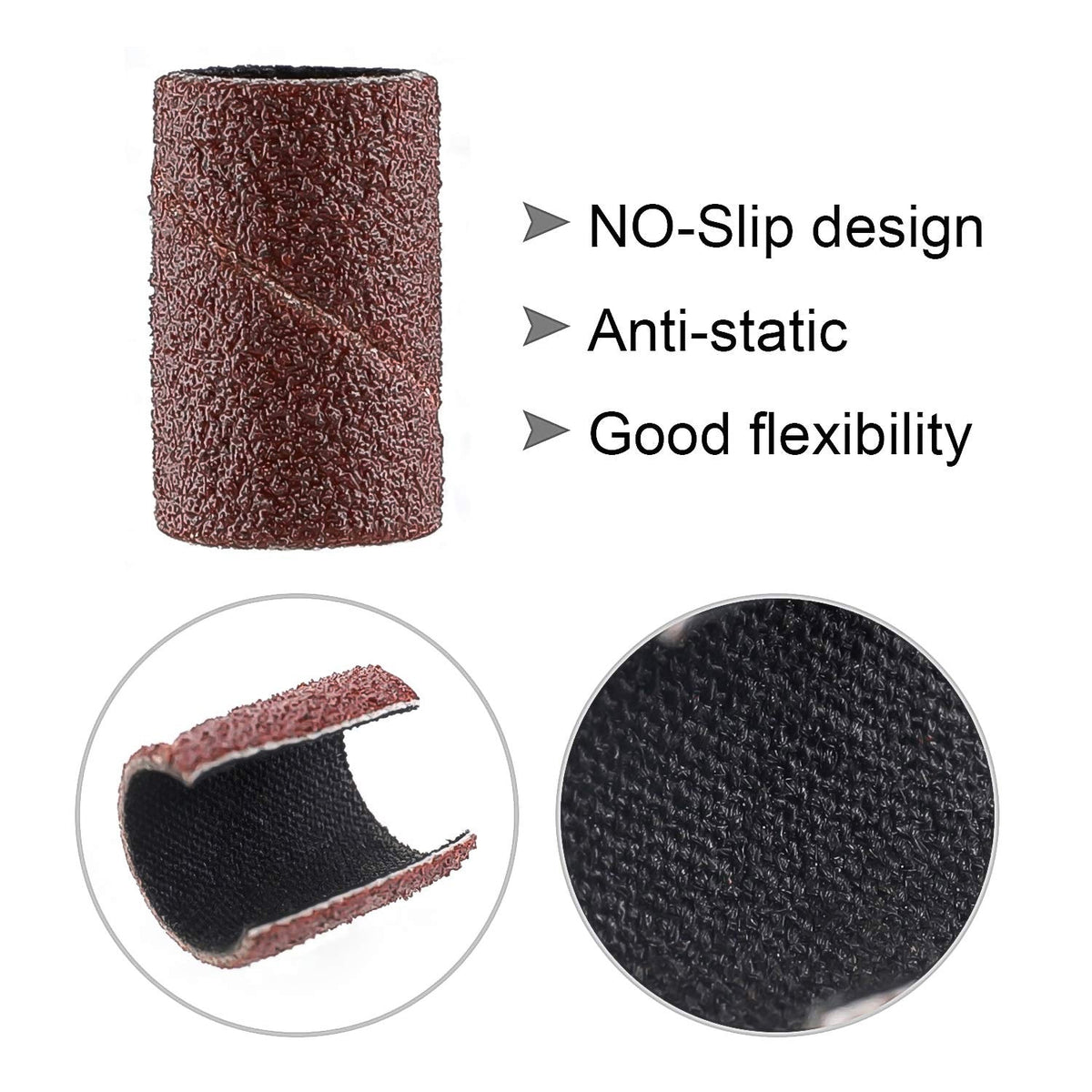 Nail Drill Sanding Band Machine Replacement Bits Pedicure Tool (10 Pcs Set) - Zidbik