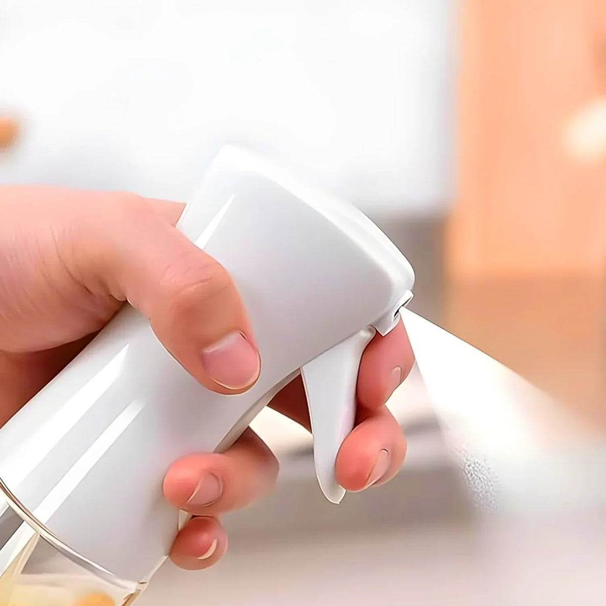 Plastic Oil Spray Bottle - Versatile Kitchen Gadgets (250 Ml Approx  With White Box) - Zidbik