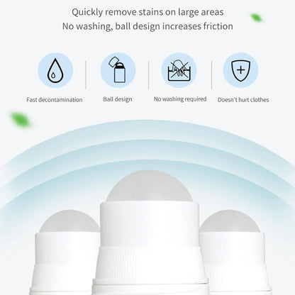 7933 Clothes Stain Remover Bead Design Emergency Stain Rescue Roller-ball Cleaner For Natural Fabric Removes Oil Almost All Types Of Fabrics - Zidbik